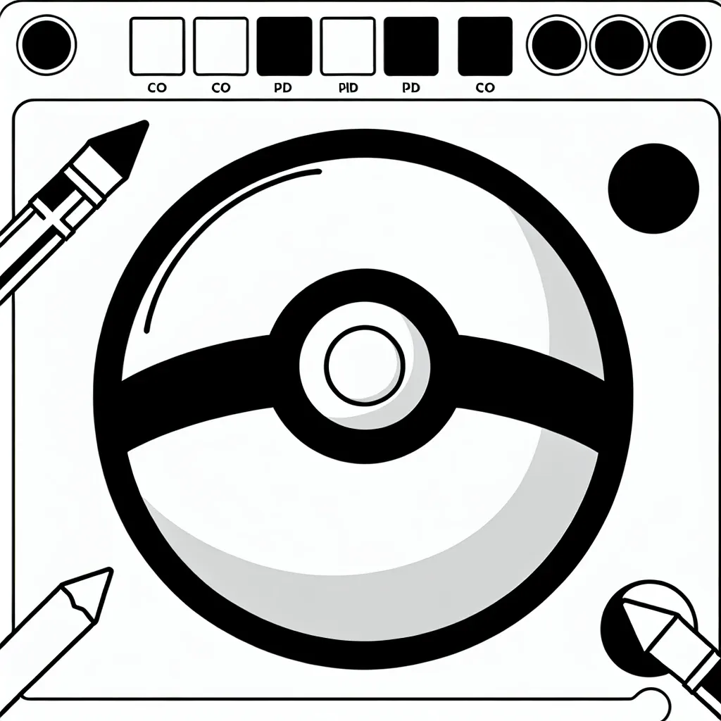 Unleash Your Creativity with Our Pokemon Ball Coloring Page Collection!