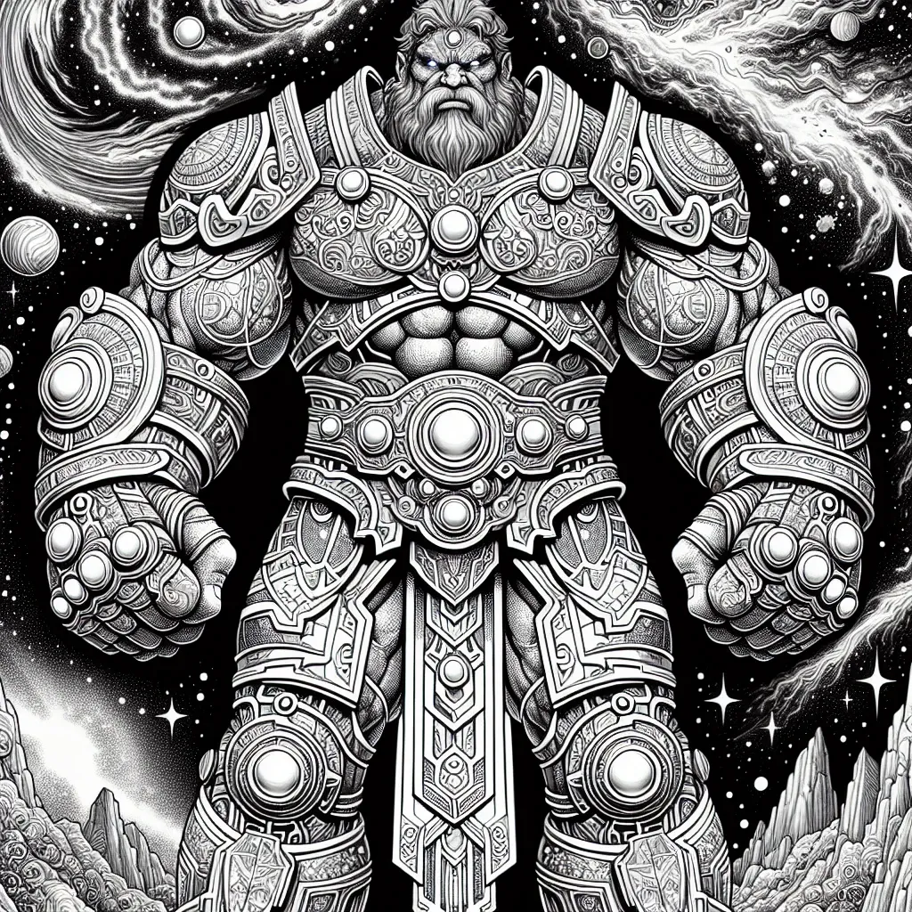 Unleash Your Creativity with a Thanos Coloring Page: Perfect for Marvel Fans!