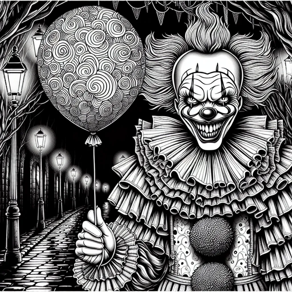 Unleash Your Creativity with Our Spooky Pennywise Coloring Page Collection!